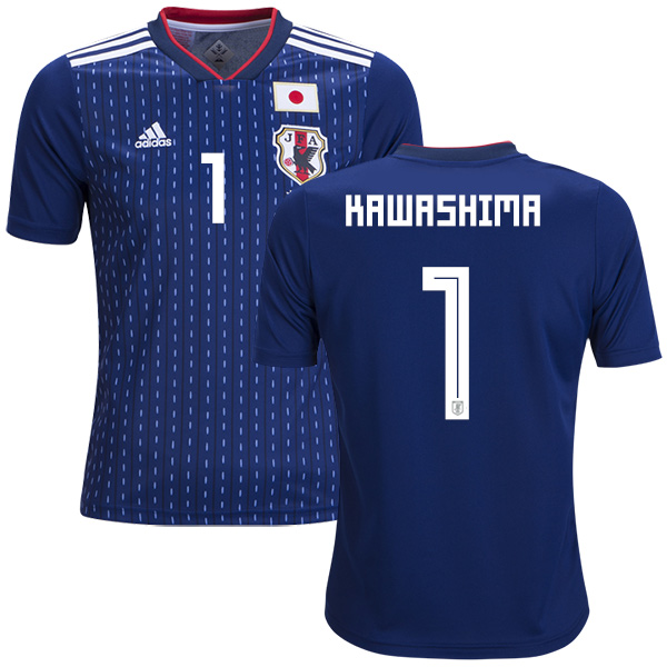 Japan #1 Kawashima Home Kid Soccer Country Jersey